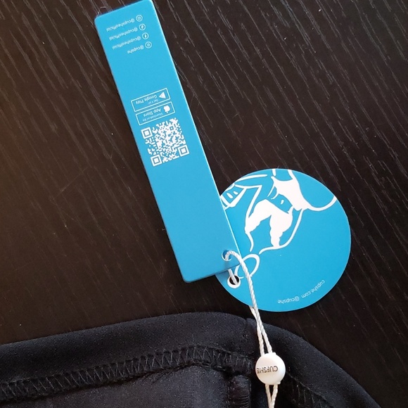 Cusphe | Black Sleeveless Scallop-Cut Mini Dress | M | NWT - Picture 6 of 6